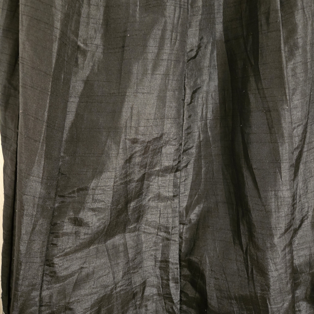 J.H. Collectibles Elegant Black Embroidered Skirt Aline Size 18 - Picture 2 of 6
